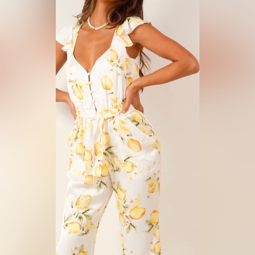FOR LOVE and LEMONS LIMONADA JUMPSUIT (runs small)